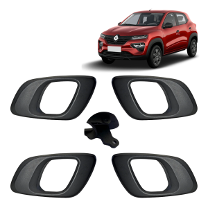 Kit 4 Maçaneta Interna Gatilho Puxador Kwid 2017 2018 2019 - UN / 4
