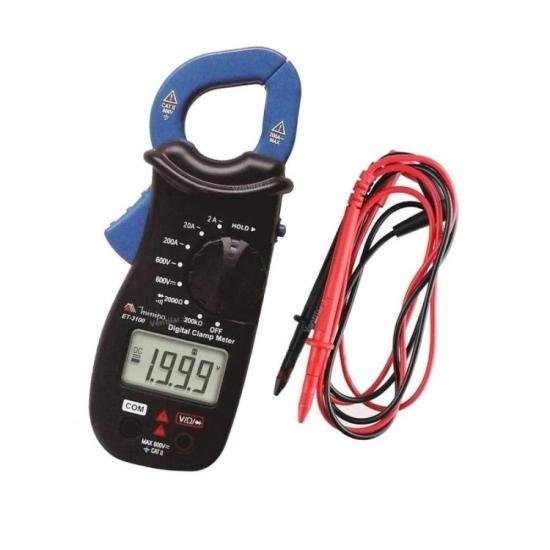 Alicate Amperímetro Digital Minipa ET-3100 200A Azul/Preto - Imagem 2