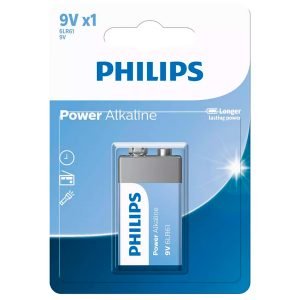 1 Bateria Alcalina 9v Philips