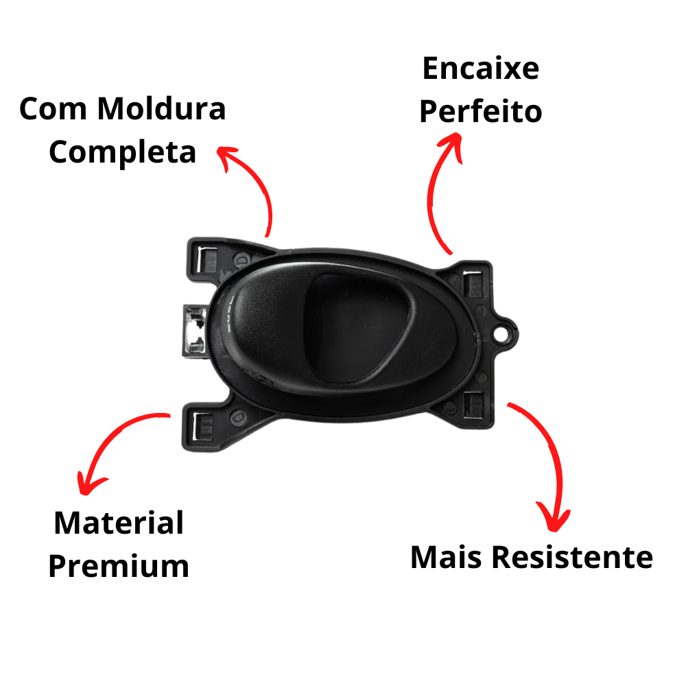 Par Maçaneta Interna Gatilho Puxador Celta 2003 2004 2005 - Imagem 3