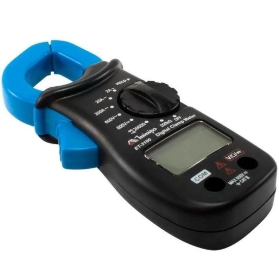 Alicate Amperímetro Digital Minipa ET-3100 200A Azul/Preto - Imagem 5