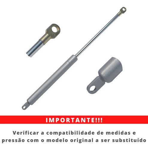Pistão Mola Gás Amortecedor P/ Cama Box Baú Casal 784n/80kgf - Imagem 6