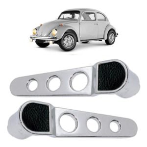 2 Gatilho Maçaneta Interna Cromada Esporte Fusca 1959 A 1986 - UN / 2