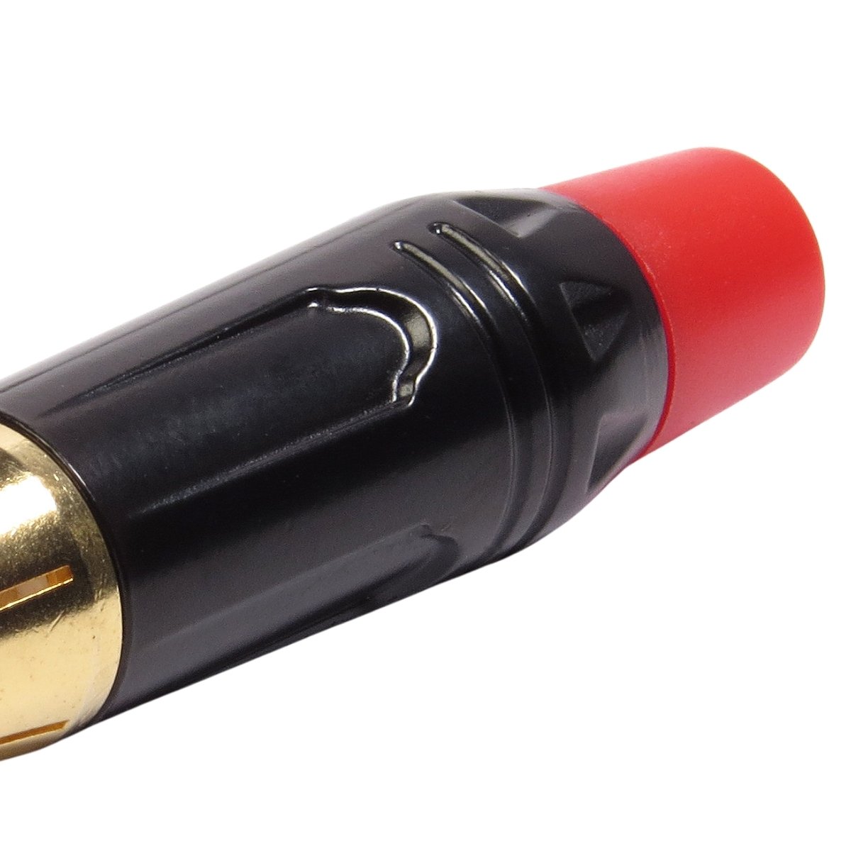 Conector Linha Rca Macho Vermelho Metal Storm 10 Unidades - Imagem 4