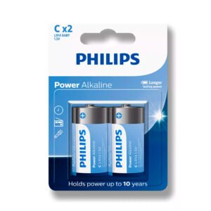 02 Pilhas Alcalinas C Philips