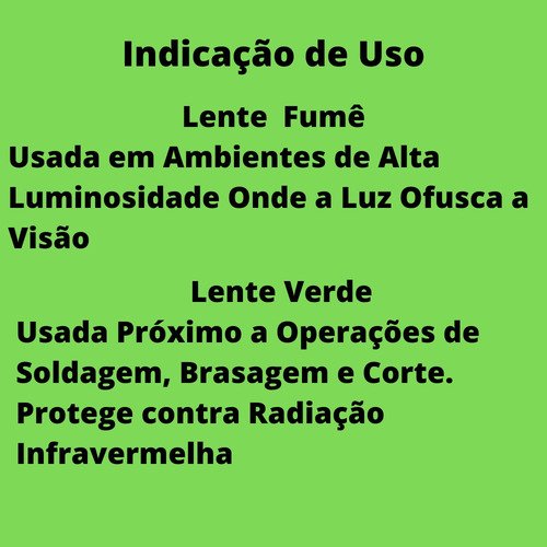 Kit 5 óculos Proteção Segurança Incolor Epi 1° Linha Ajuste - UN / 5 - Imagem 4