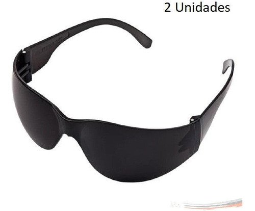 Kit 2 Oculos Epi Protecao Seguranca Modelo Croma Fume Ca - UN / 2
