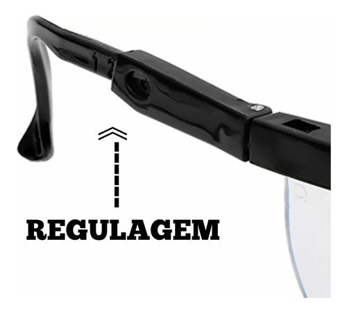 5 óculos De Proteção Epi Enfermagem Hospital Envio Imediato - UN / 5 - Imagem 5