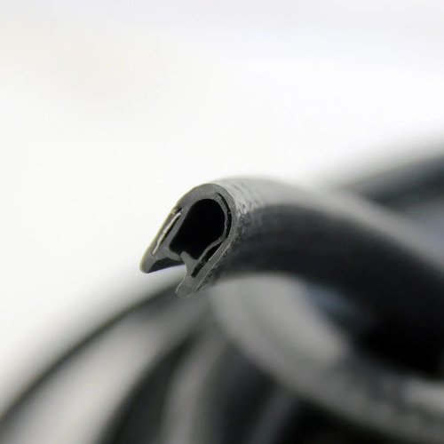 Borracha Protetora Borda Porta Preta Onix 4 Portas 10m Mini - Imagem 5