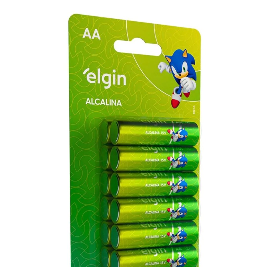16 Pilhas Alcalinas Aa Elgin - Imagem 3