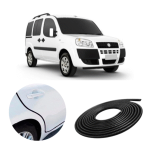 Borracha Protetora Borda Porta Veículo Doblo 7x14 10 Metros