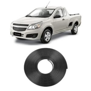 Borracha Protetora Borda Porta Preta Montana 2 Porta 5m 7x14