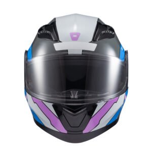 Capacete Texx Esc Gladiator V3 Reisen Azu Ros Branc Bril 56