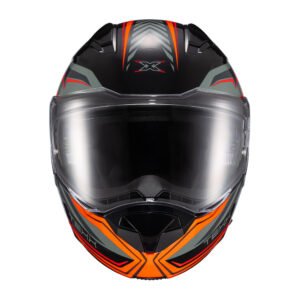 Capacete Texx Escam Kratos Nomade Pret Laran Cinz Bril 58
