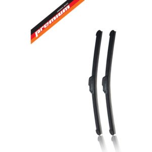 Par De Palhetas Aeroflat Micro 22"/16"pol. Diant. - Volkswagen Gol Gvi 12 A 16 - Saveiro Gvi 13 A 14 - Voyage Após 12