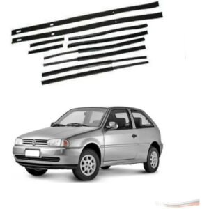 Canaleta Porta Gol Voyage Parati Saveiro 88 A 96 Kit 10pçs